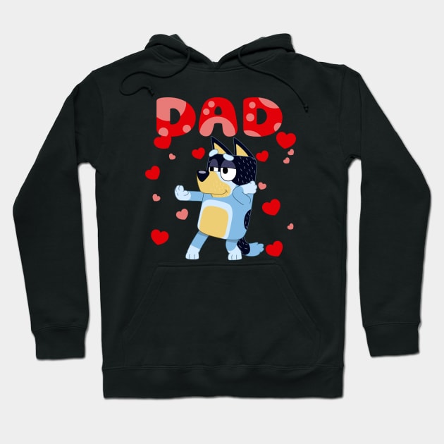 Dog valentine Hoodie by VILLAPODCAST